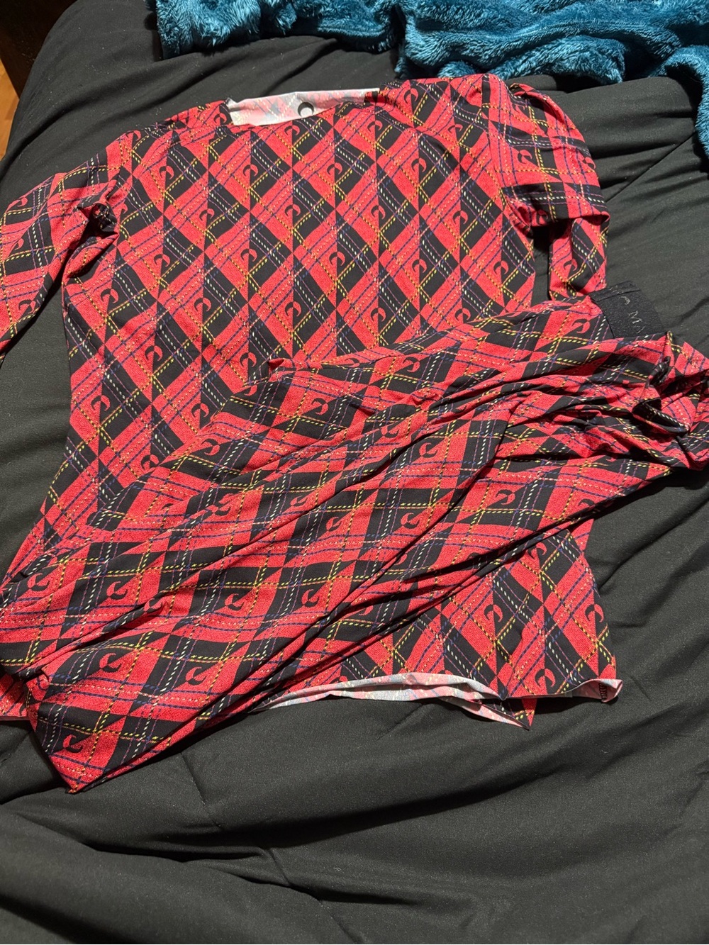 Marine Serre Women Red Plaid set